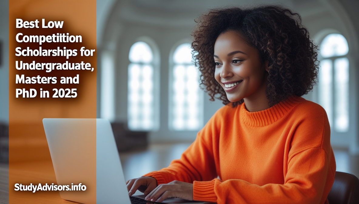 Best Low Competition Scholarships For Undergraduate, Masters & PhD in 2025