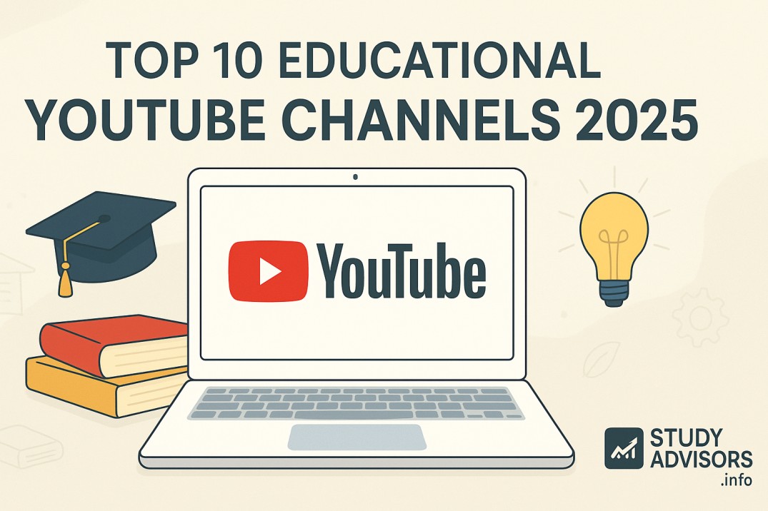Top 10 Educational YouTube Channels for Students in 2025