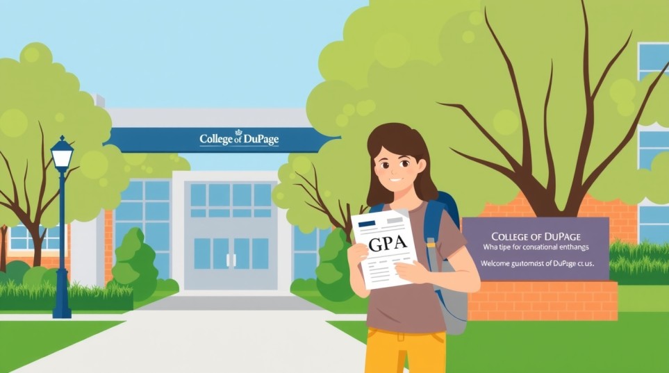 GPA Requirements for the College of DuPage High School Students